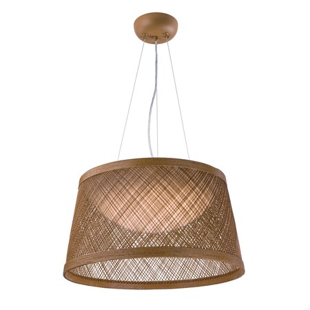 Maxim Lighting Bahama 1-Light 16.25" Wide Natural Pendant Light 54372NA